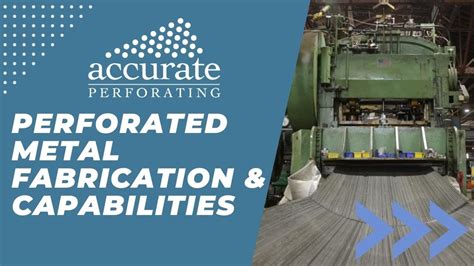 chicago metal fabrication chicago|accurate perforating Chicago il.